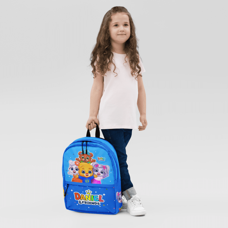 Lucas & Friends Medium Backpack | Water-Resistant School & Sports