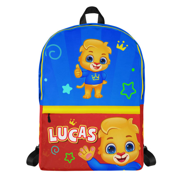Lucas School Backpack for Kids with Water-Resistant Material & Comfortable Padded Straps