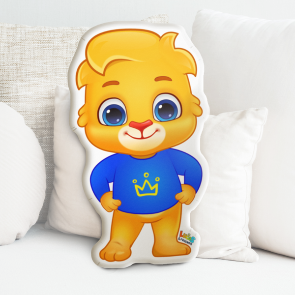 Lucas Shaped Custom Pillow – Soft Character Cushion by Lucas & Friends | Fun Gift for Kids & Cozy Room Decor