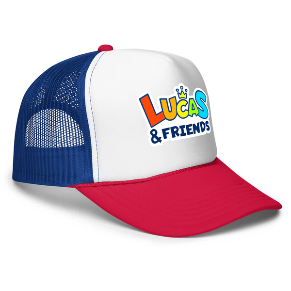 Kids Trucker Hat | Lucas & Friends Snapback Cap with Mesh Back