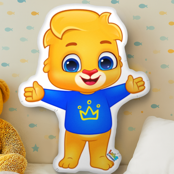 Lucas Shaped Pillow – Perfect Gift for Toddlers & Kids - Soft & Snuggly Kids Pillow By Lucas & Friends