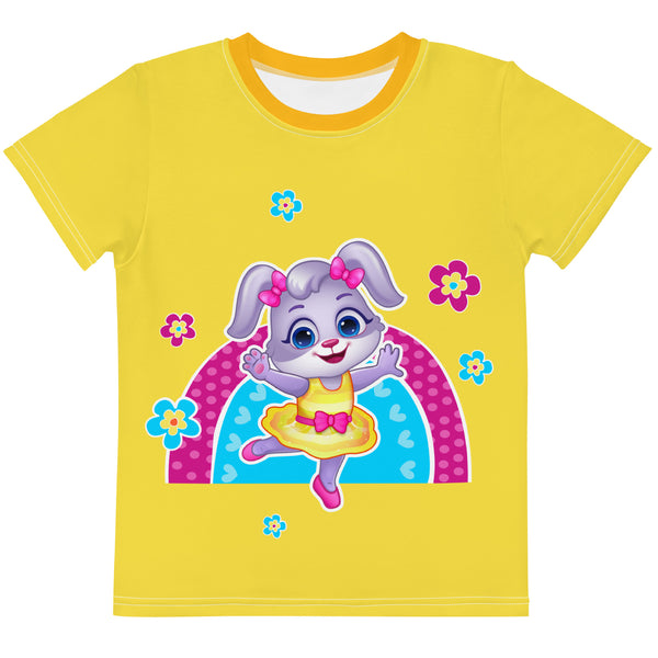 Girls and Toddlers' Short-Sleeve Kids Crew Neck T-shirt by Lucas & Friends