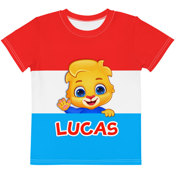 Lucas Printed Kids crew neck t-shirt by Lucas & Friends