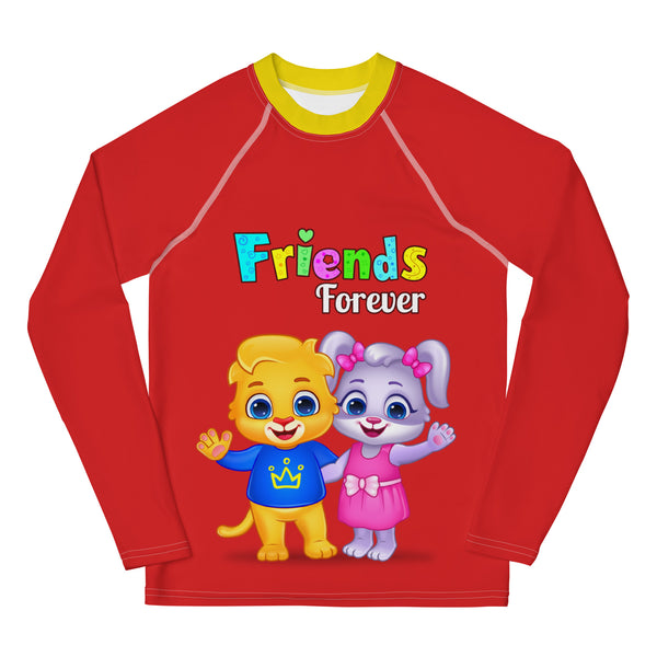 Lucas & Ruby Rash Guard | Friends For Ever | Youth Rash Guard by Lucas & Friends