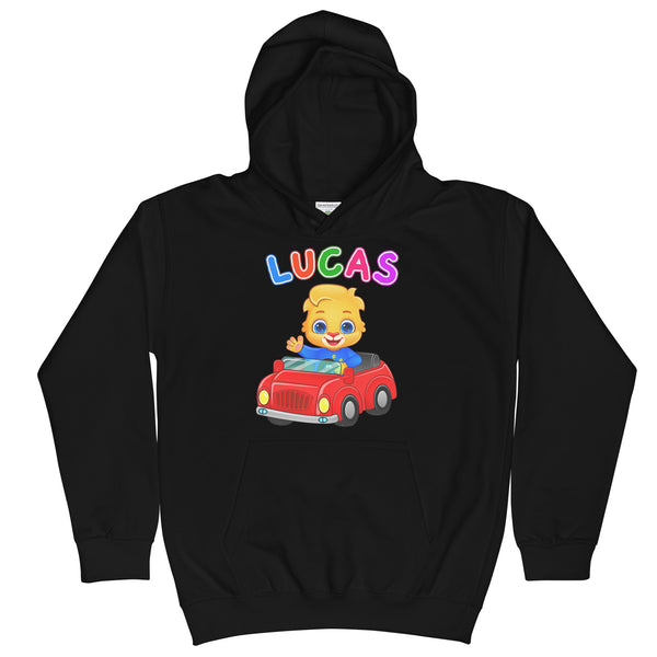 Lucas Ride on Car | Kids Hoodie By Lucas & Friends
