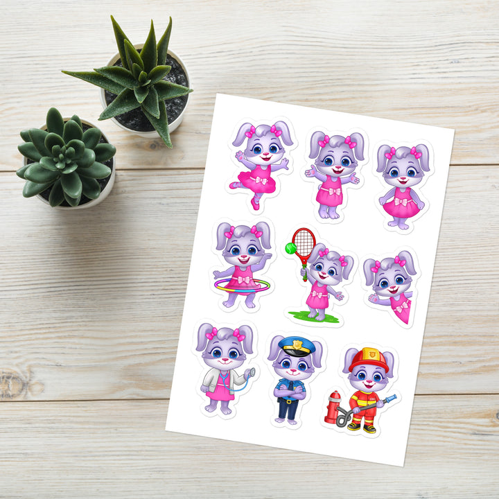 Cat Lilly Rv App Ruby Sticker sheet | Lucas & Friends – Lucas & Friends By RV AppStudios