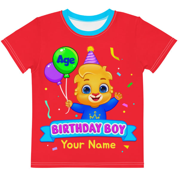 Lucas Customized Birthday T-Shirt | New Personalized Kids T-shirt | For Kids, Youth & Men's crew neck t-shirt By Lucas & Friends