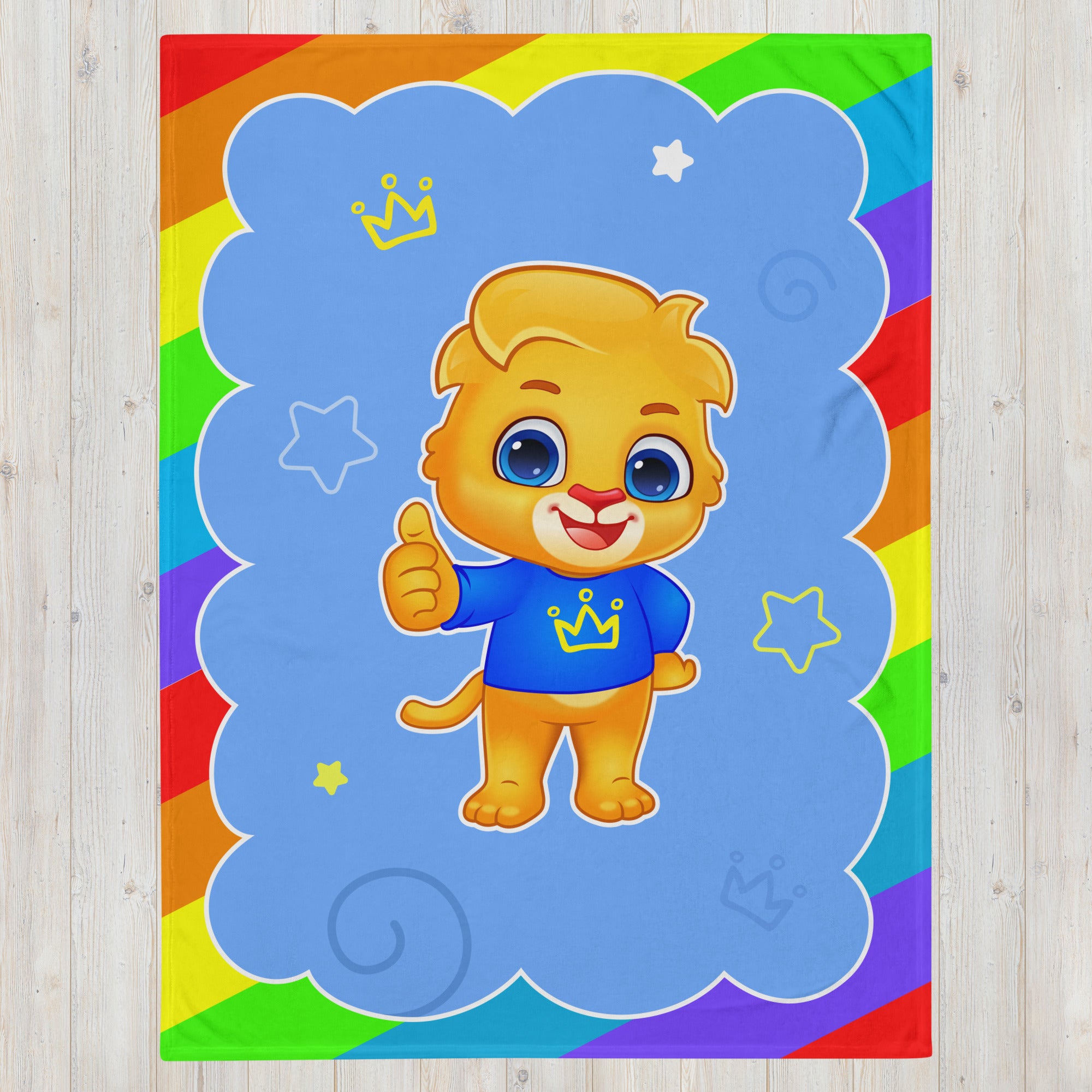 Lucas good Plush Toddler Blanket